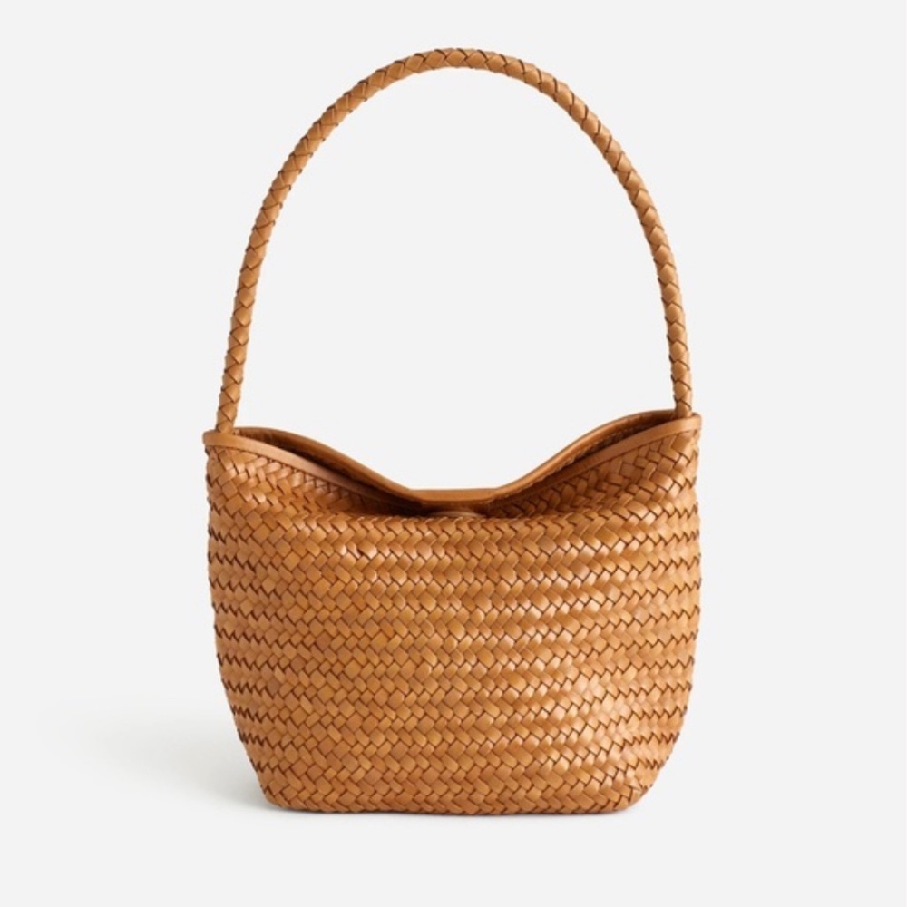 Madewell woven shoulder bag brown